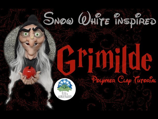 Grimilde Old Witch - Snow White Disney inspired - Polymer Clay Tutorial