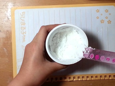 Homemade air dry clay with only 2 ingredients !