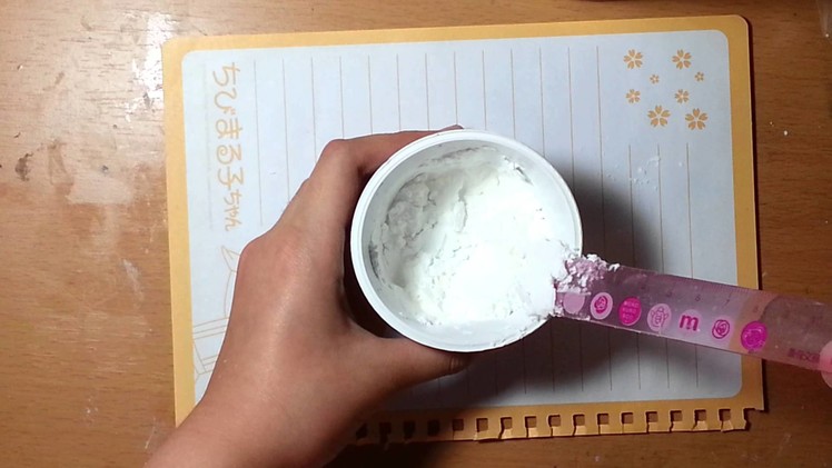 Homemade air dry clay with only 2 ingredients !
