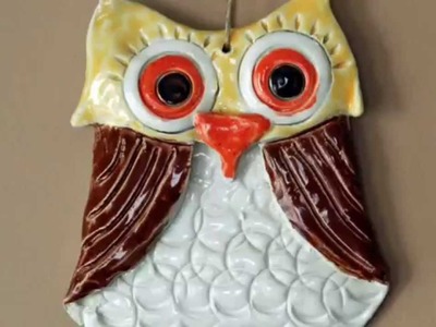 How to make a Clay Slab Owl Sculpture out of CLAY!