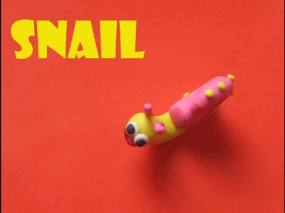 How to make a Snail with Clay | Easy Clay art for kids