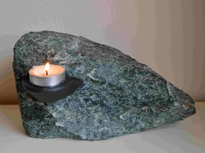 How To Make A Stone Candle Holder With Polymer Clay