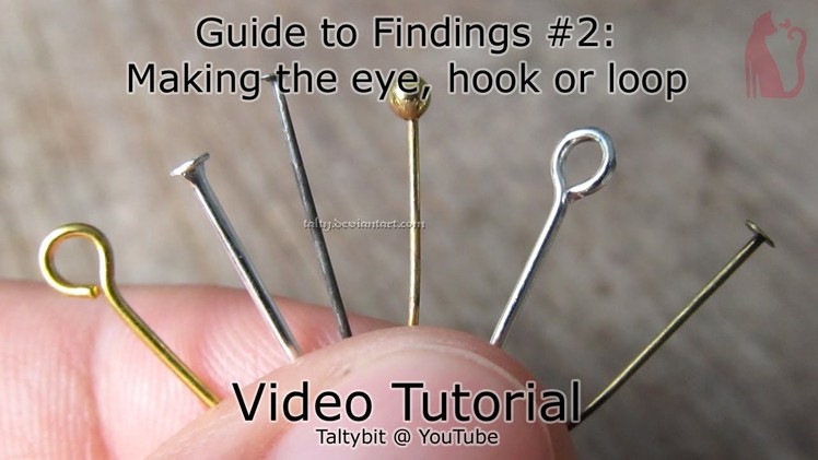 How to make an eye on a headpin (Talty's Guide to Findings #2)