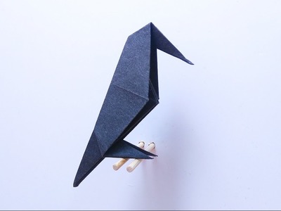 How to make: Origami Raven. Origami Crow