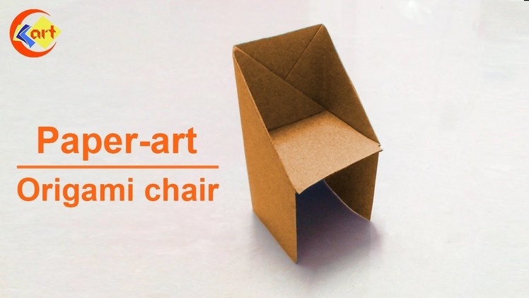 How to make paper folding chair