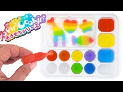 Learn Colors Popin Cookin Oekaki Gummy Land DIY Japanese Candy Kit * RainbowLearning