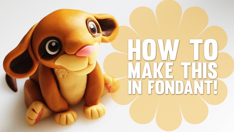 Learn how to make a cute Fondant Lion - Cake Decorating Modelling Tutorial