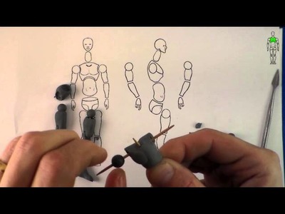 Making a basic polymer clay action figure - Part 3