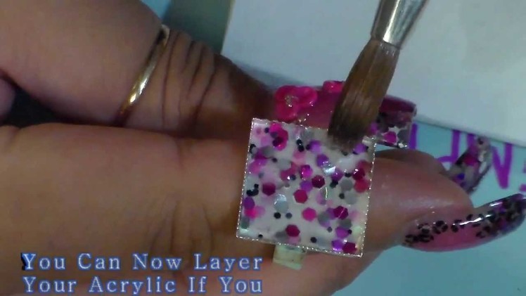 Matching Acrylic ring for your nails!