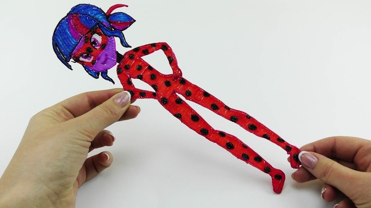 My Little Pony Equestria Girl Twilight Sparkle Miraculous Ladybug Style drawing with 3D PEN!