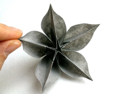 Origami Tutorials: Origami Flower Carambola (Carmen Sprung)