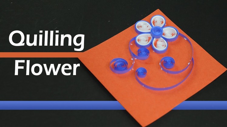 Paper Quilling for Beginners: Quilling Flower Pattern Card Design