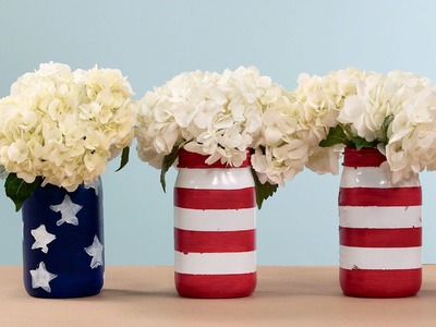 Patriotic Painted Mason Jars | Southern Living