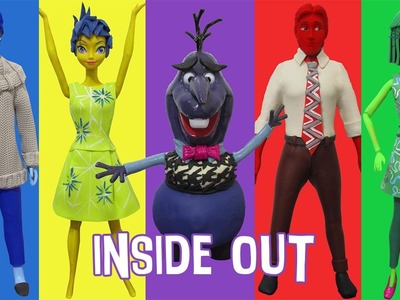 Play Doh "FROZEN" Elsa,Anna,Kristoff,Hans,Olaf "INSIDE OUT" Inspired Costumes