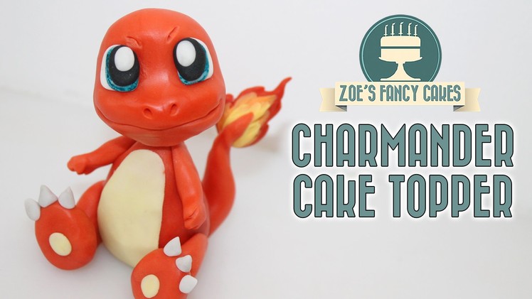 Pokemon cakes: Charmander cake topper