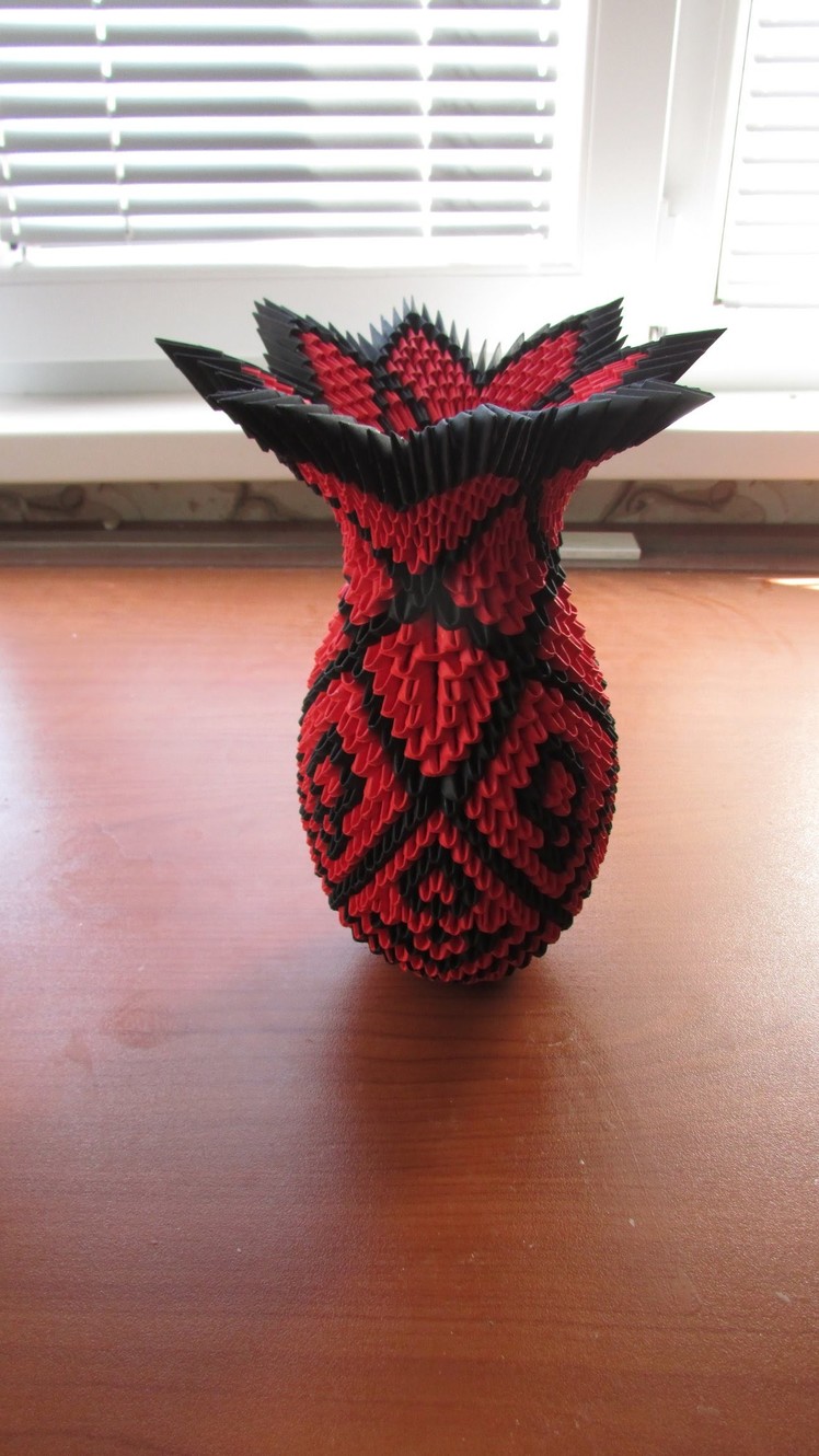 3D Origami Large Vase Tutorial - Part 2