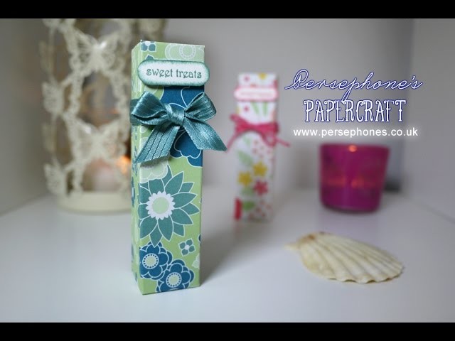 4-1.2" x 6-1.2" Series: Tall Slim Box | Stampin' Up (UK) with Persephone's Papercraft