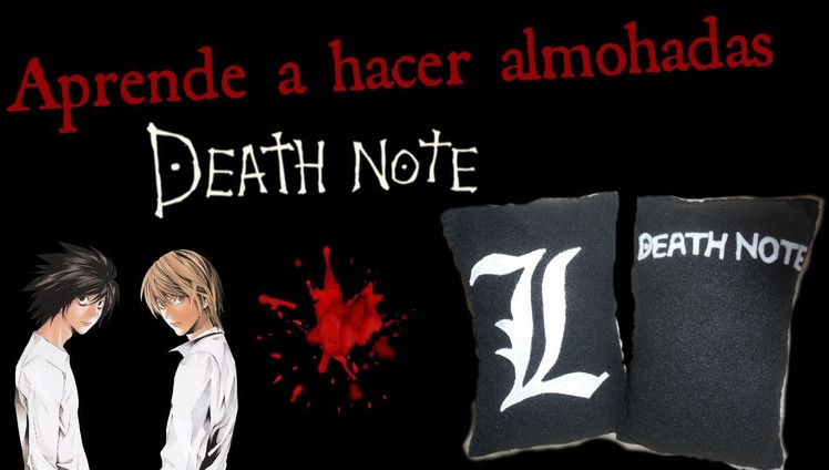 ✳Aprende a hacer almohadas (Death Note) Ft. kawaiimoments