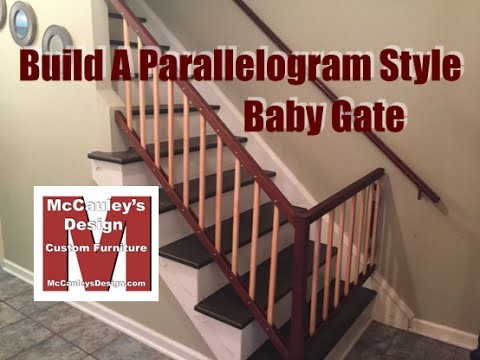 Build A Parallelogram Style Baby Gate - 035