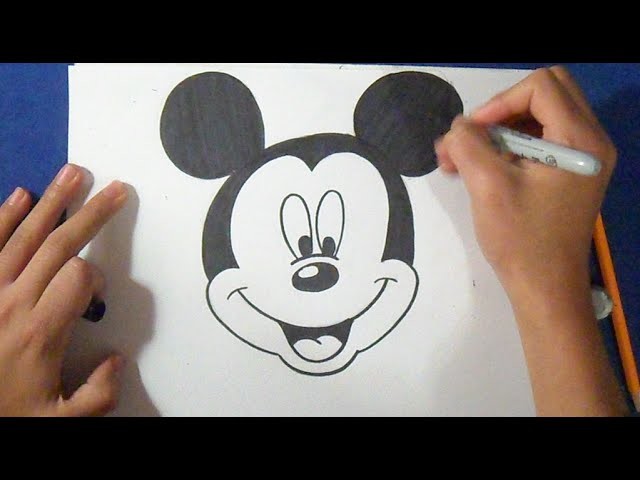 Cómo dibujar a al Raton Mickey