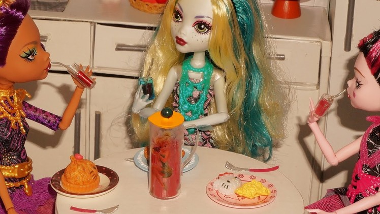Como fazer jarra de suco para boneca Monster High, Barbie, etc