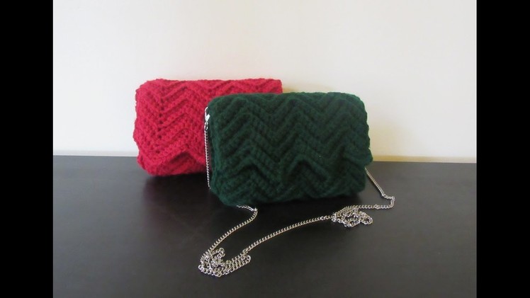 Crochet Ripple Stitch Bag Tutorial