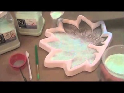D&L Art Glass: Leaf Casting Mold Demo