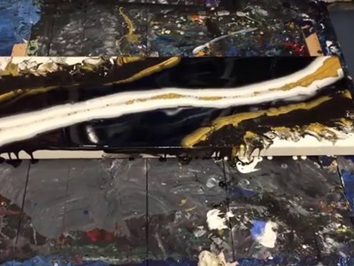 Divinity - Fluid Acrylic Painting - Abstract Art by Eric Siebenthal
