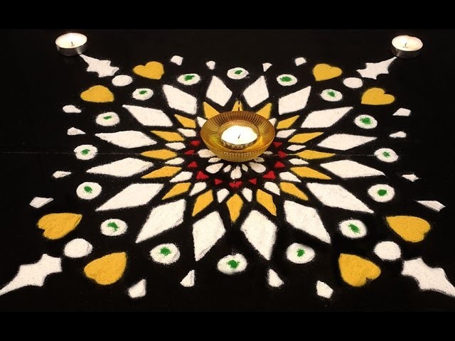 diwali special how to make your own paper stencil rangoli easy