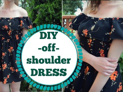DIY off-shoulder dress (SK,EN)