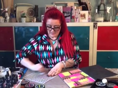 Dylusions Paints Block Technique with Dyan Reaveley