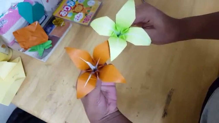 Easy Origami Lily Flower