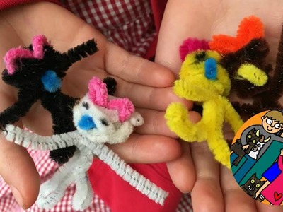 Easy Pipe Cleaner Bear (Crafts by Kids)
