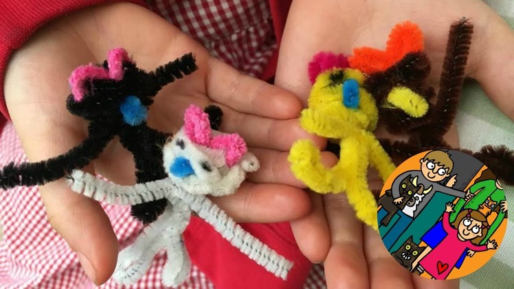 Easy Pipe Cleaner Bear (Crafts by Kids)