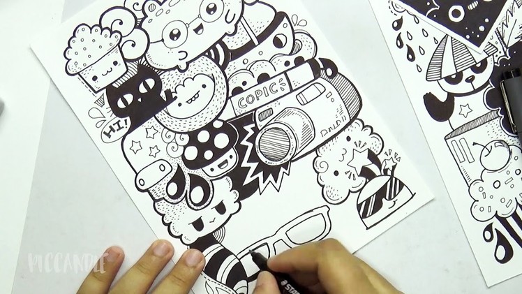 Full Page Marker Doodle | Cute Doodle Card