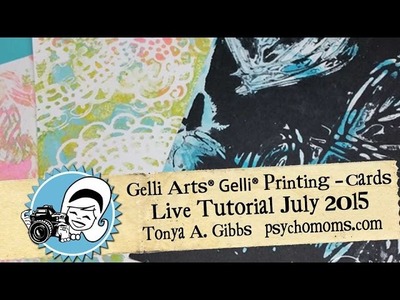 Gelli Printing  Cards