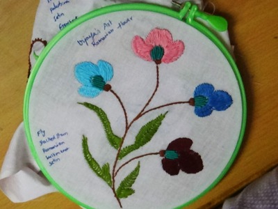 Hand Embroidery Designs # 137 - Romanian stitch design