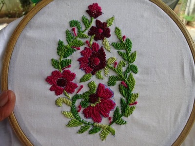 Hand Embroidery Rumanian Stitch by Amma Arts