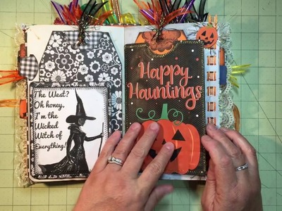 Happy Hauntings Halloween Envelope Journal (Sold)