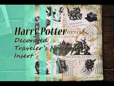 Harry Potter Decorated Traveler's Notebook Insert