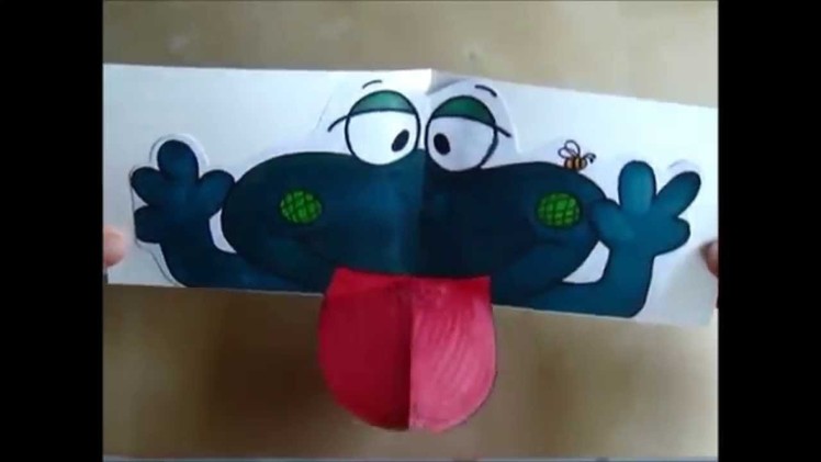 Hattifant presents Pop Up Card Frog Surprise