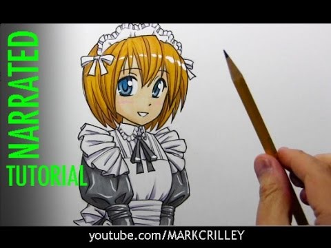 How to Draw a Manga-Style Maid