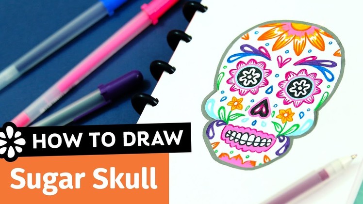 How to Draw a Sugar Skull | Sea Lemon