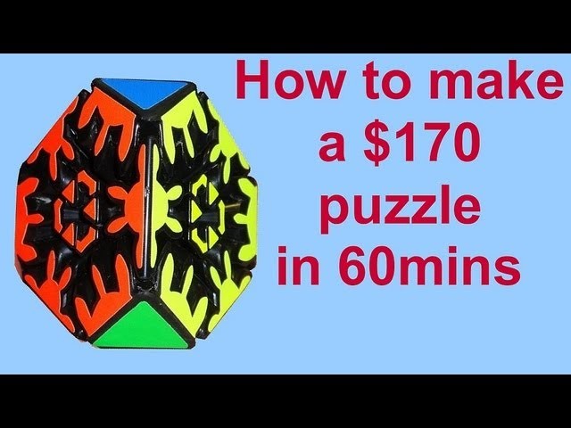 How to make a $170 puzzle in 60 mins!