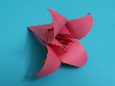 How to make an origami Lily flower