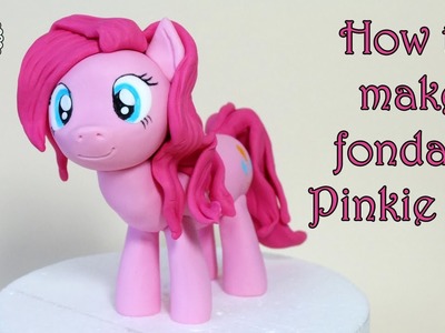 How to make fondant Pinkie Pie pony. Jak zrobić kucyka Pinkie Pie z masy cukrowej