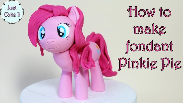 How to make fondant Pinkie Pie pony. Jak zrobić kucyka Pinkie Pie z masy cukrowej