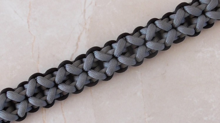 How To Tie A Clove And Dagger Paracord Survival Braelet Without Buckle