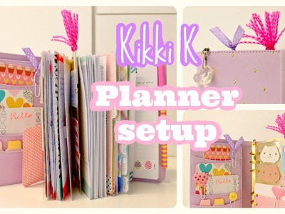Kikki K medium planner setup