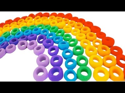 Learn Colors of the Rainbow with Play Doh Froot Loops RainbowLearning